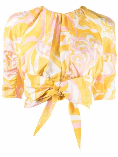 Emilio Pucci укороченная рубашка Albizia