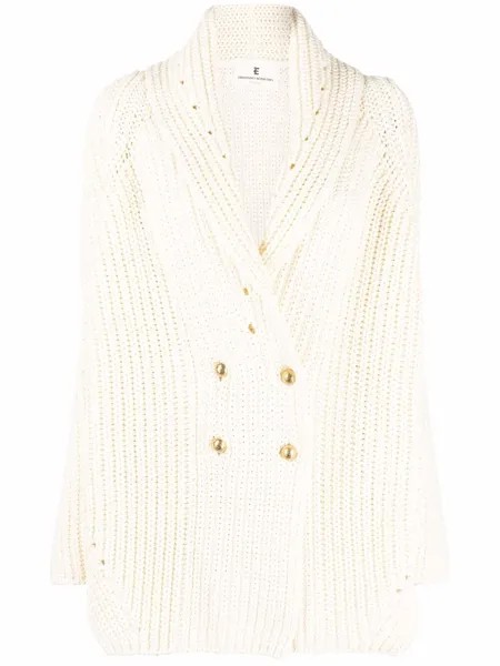Ermanno Scervino двубортный кардиган крупной вязки