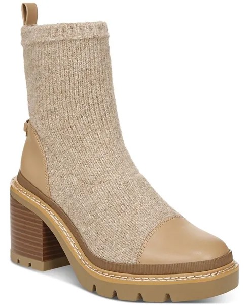 Женские ботильоны-свитеры Rozanna с ушками и подошвой без застежек Sam Edelman, коричневый