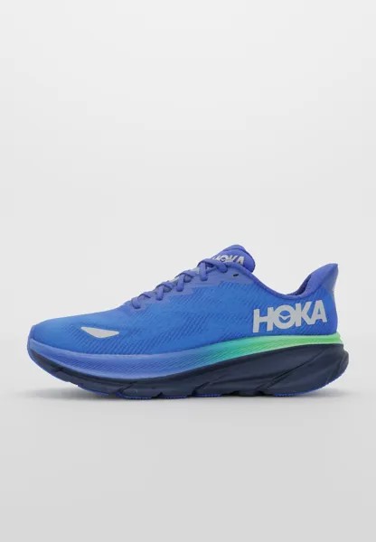 Кроссовки нейтрального цвета Clifton 9 Gtx HOKA, цвет dazzling blue/evening sky