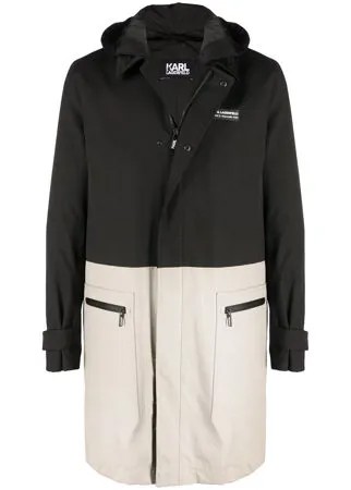 Karl Lagerfeld пальто с капюшоном