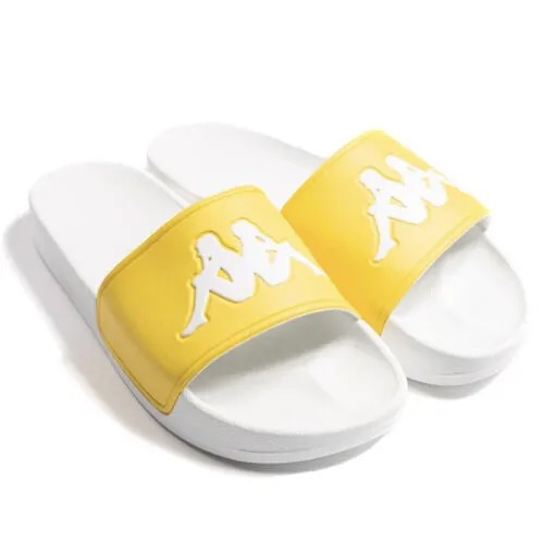 Мужские сандалии Kappa Authentic Adam 2, размер 12, шлепанцы, желтые тапочки