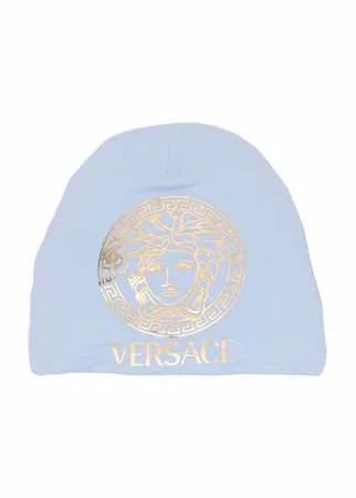 Versace Kids шапка бини с логотипом Medusa