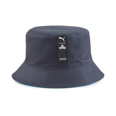 Puma Cloud9 X Reversible Bucket Hat Мужская синяя спортивная повседневная 02425901