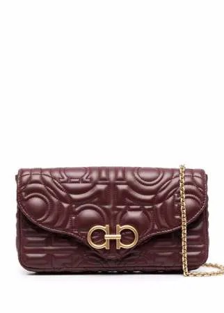 Salvatore Ferragamo клатч с логотипом