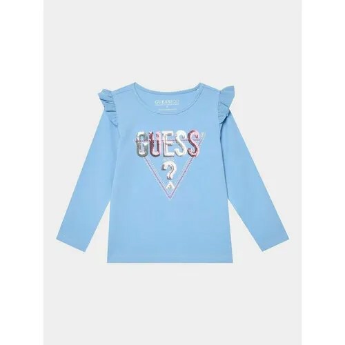 Лонгслив GUESS, размер 12M [METY], голубой