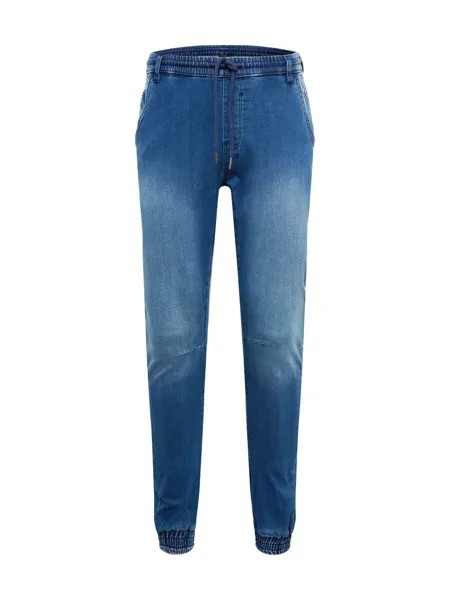 Зауженные джинсы Urban Classics, синий джинсовый
