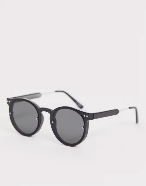 Черные круглые солнцезащитные очки Spitfire post punk-Черный