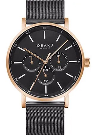 Fashion наручные  мужские часы Obaku V246GMVBMB. Коллекция Mesh