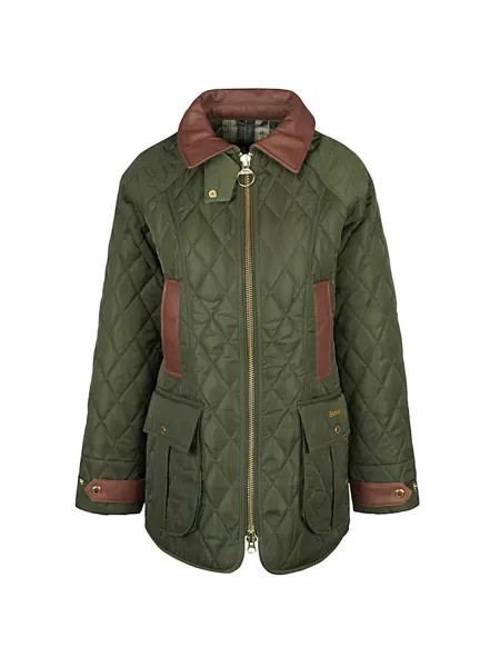 Стеганая куртка премиум-класса Beadnell Barbour, цвет olive ancient