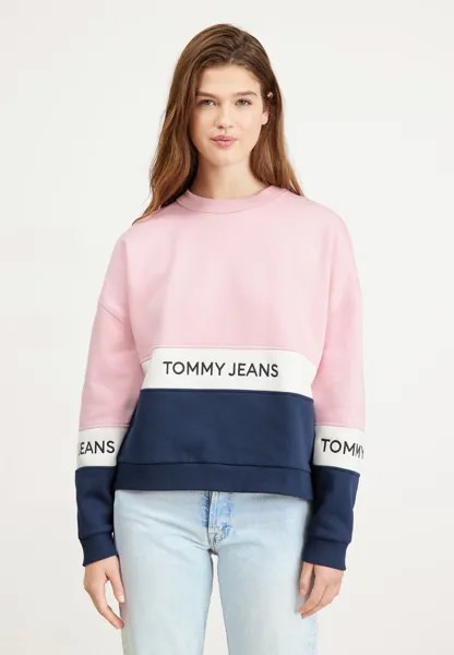 Толстовка Tommy Jeans, белый/мульти