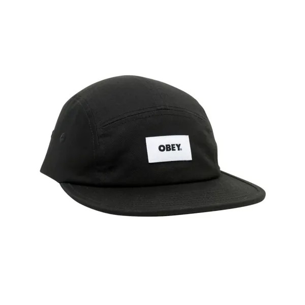 Кепка OBEY Bold Label Organic 5 Panel Hat Black