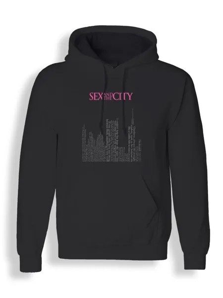 Худи унисекс СувенирShop Секс в большом городе/Sex and the city 8 черное 2XL
