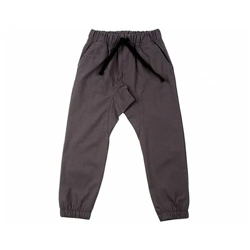 Брюки спортивные Mini Maxi, 4145, цвет черный/серый, размер 98