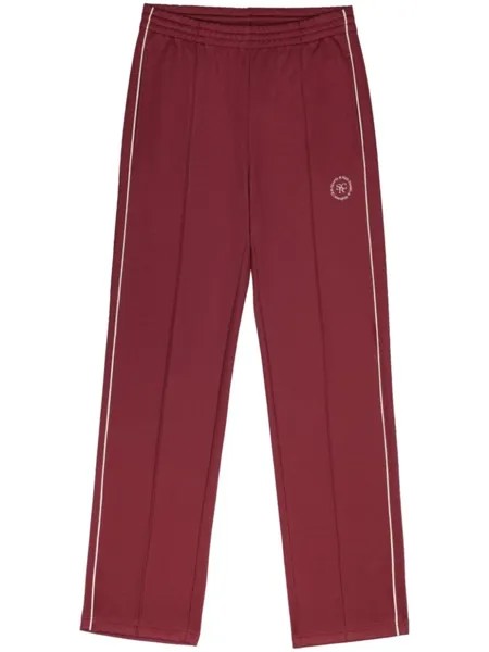 Спортивные брюки с вышитым логотипом Sporty & Rich, красный