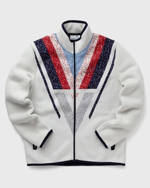 Куртка Sergio Tacchini Sinzio Borg Fleece, цвет gardenia/maritime blue