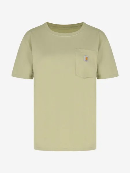 Футболка женская Carhartt K87 Pocket, Зеленый