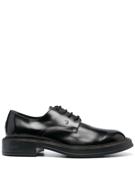 Tod's оксфорды на шнуровке, черный