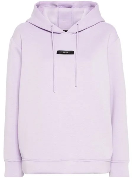 DKNY худи с перфорацией, фиолетовый