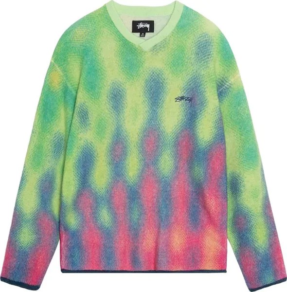 Свитер Stussy Gradient Dot Brushed 'Multicolor', разноцветный