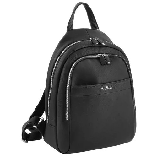 Мужской кожаный рюкзак Tony Perotti 564502/1 черный