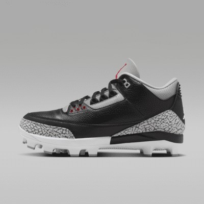Бутсы Jordan 3 Retro MCS, цвет Black/Cement Grey/White/Fire Red