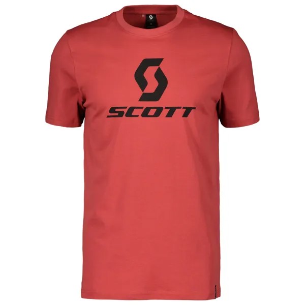 Футболка Scott Icon S/S, цвет Dusk Red