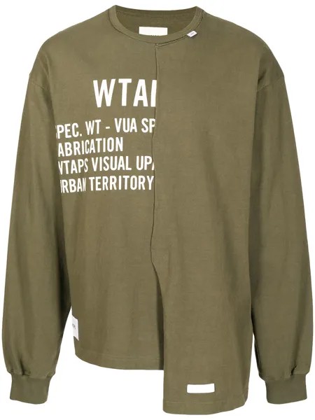 WTAPS футболка с логотипом