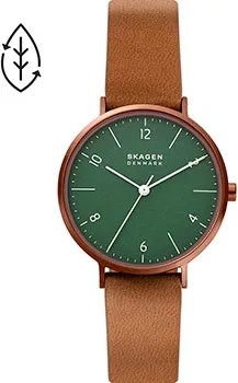 Швейцарские наручные  женские часы Skagen SKW2973. Коллекция Aaren Naturals