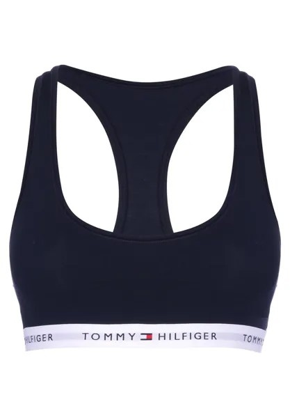 Бюстгальтер без подкладки Tommy Hilfiger, темно-синий