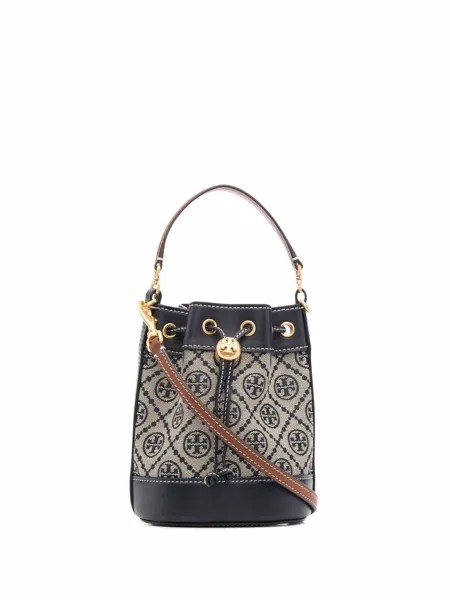 Tory Burch маленькая сумка-ведро T-Monogram
