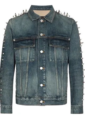 Givenchy джинсовая куртка с заклепками