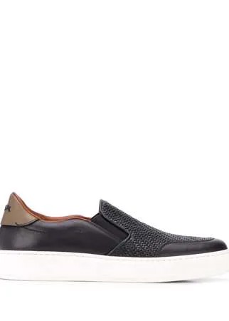 Ermenegildo Zegna XXX слипоны с контрастной подошвой