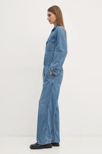 Джинсовый комбинезон G-Star Raw, синий