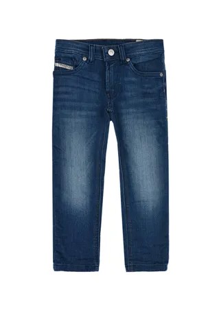 Синие выбеленные джинсы Diesel детские