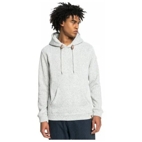 Худи Quiksilver Keller Light Grey Heather, Цвет серый, Размер M