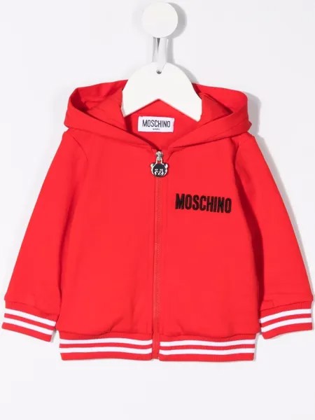 Moschino Kids куртка Teddy Bear с капюшоном