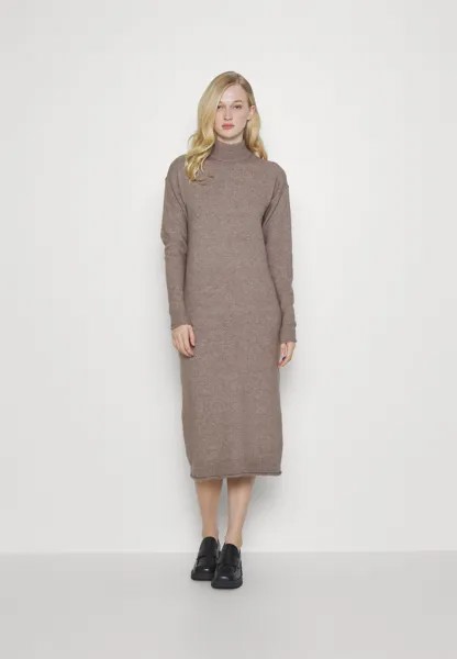 Платье Vero Moda VMKADEN CALF DRESS, цвет brown lentil melange