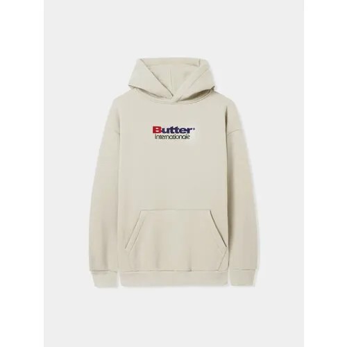 Худи Butter Goods INTERNATIONALE EMBROIDERED, размер M, бежевый