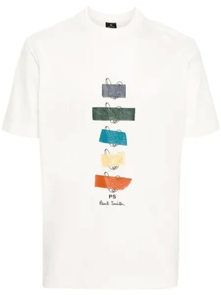 PS Paul Smith футболка Taped Bunnies, белый