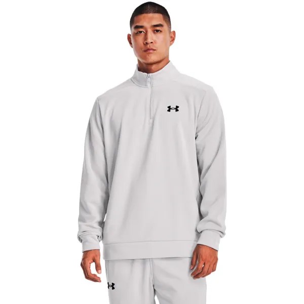 Толстовка Under Armour Armour Fleece Half Zip, белый