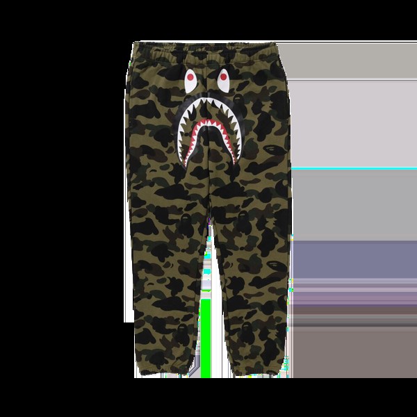 Спортивные брюки BAPE 1st Camo Sharks 'Green', зеленый