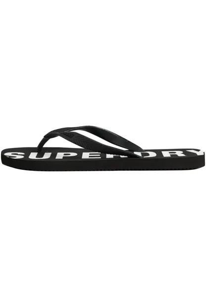 Шлепанцы ESSENTIAL Superdry, черный