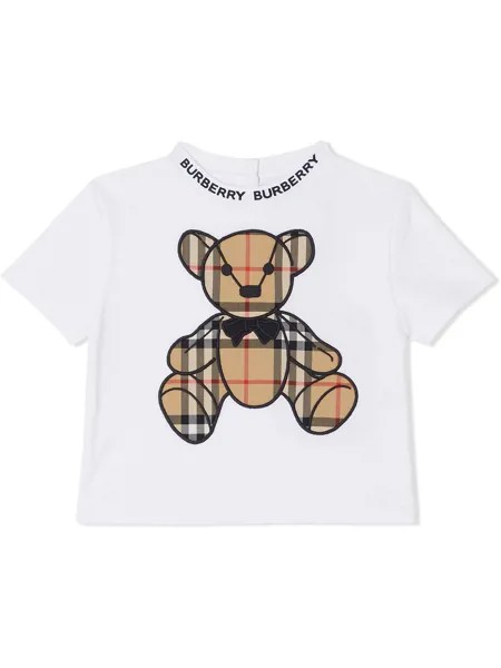 Burberry Kids футболка с аппликацией Thomas Bear