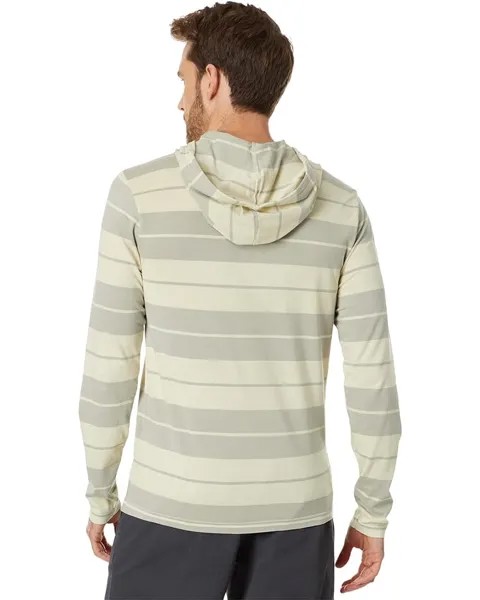 Худи RVCA PTC Stripe Pullover Hoodie, цвет Silver/Bleach