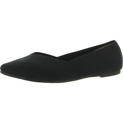 Женские черные трикотажные туфли без шнуровки Me Too Aubri 15 на плоской подошве 6, средний (B,M) BHFO 7097