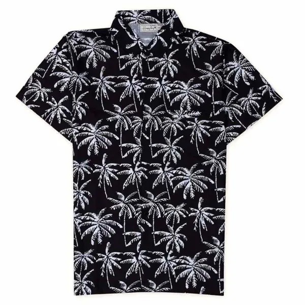 Рубашка Happy Bay The palmeras repeat party hawaiian, разноцветный
