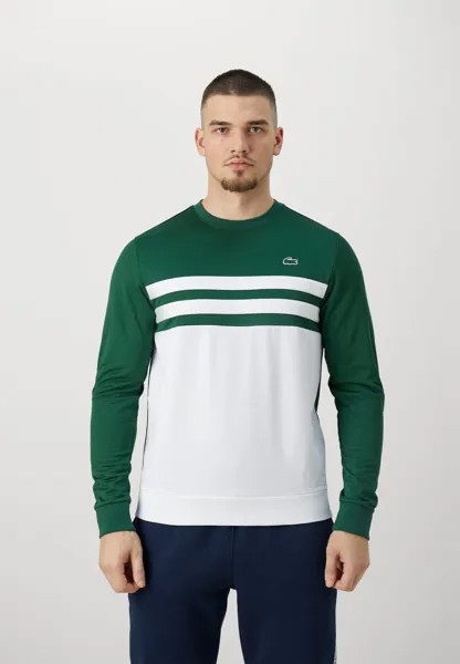 Толстовка Sweatshirt Tc Lacoste, цвет green/white