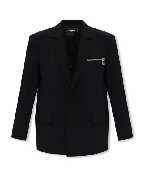 Однобортный пиджак Dsquared2, черный