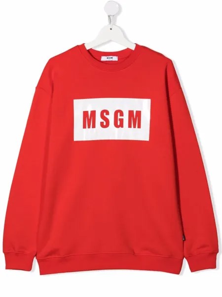 MSGM Kids толстовка с логотипом